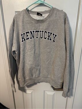 Kentucky Arch Logo Gray Crewneck Sweatshirt